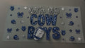 Glitter Let's go Cowboys with stars & bows