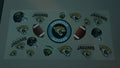 Jacksonville Jaguars with logos, helmets & footballs