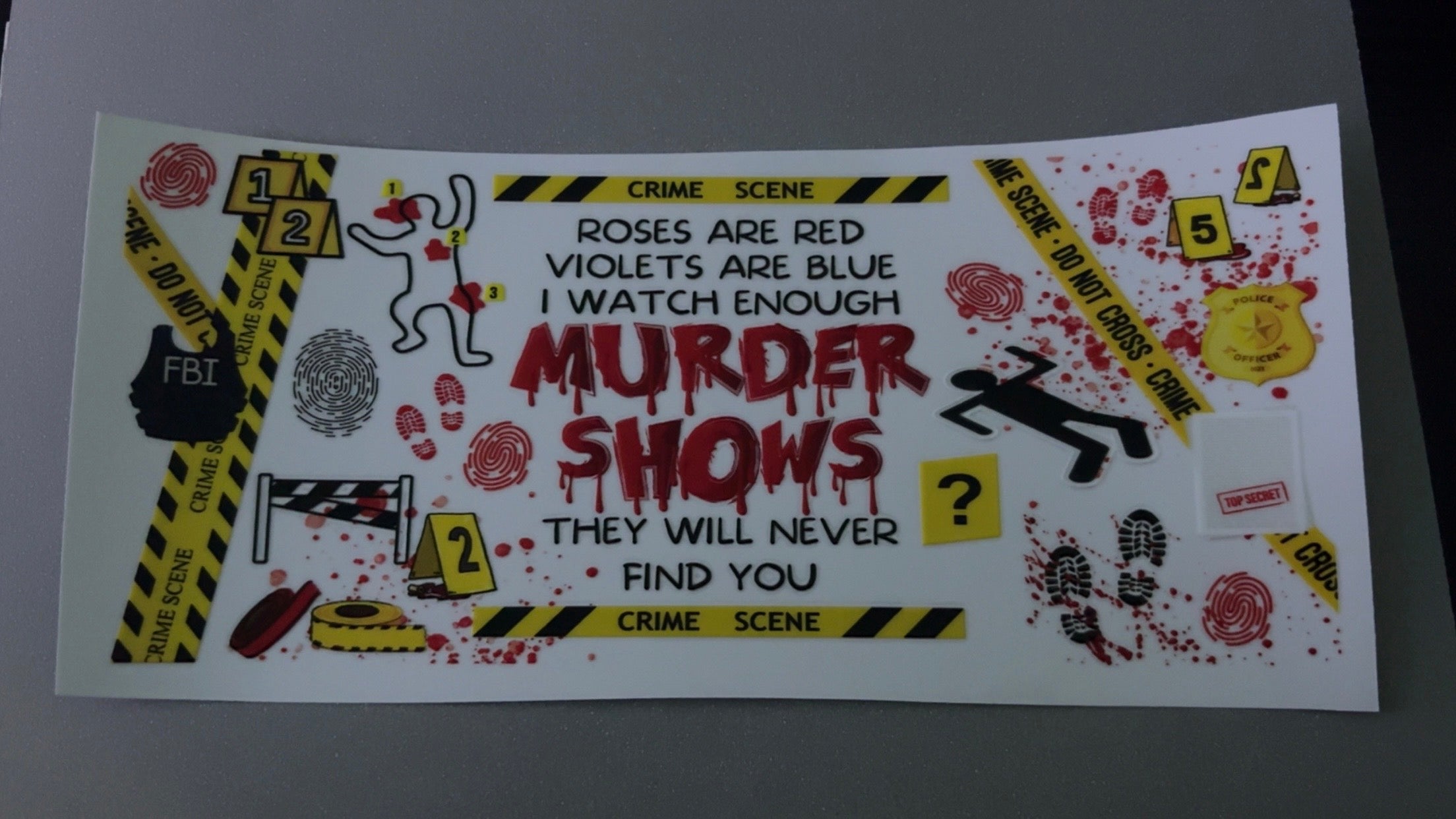Roses are red, violets are blue, murder shows