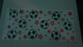 Soccer Balls with red stars