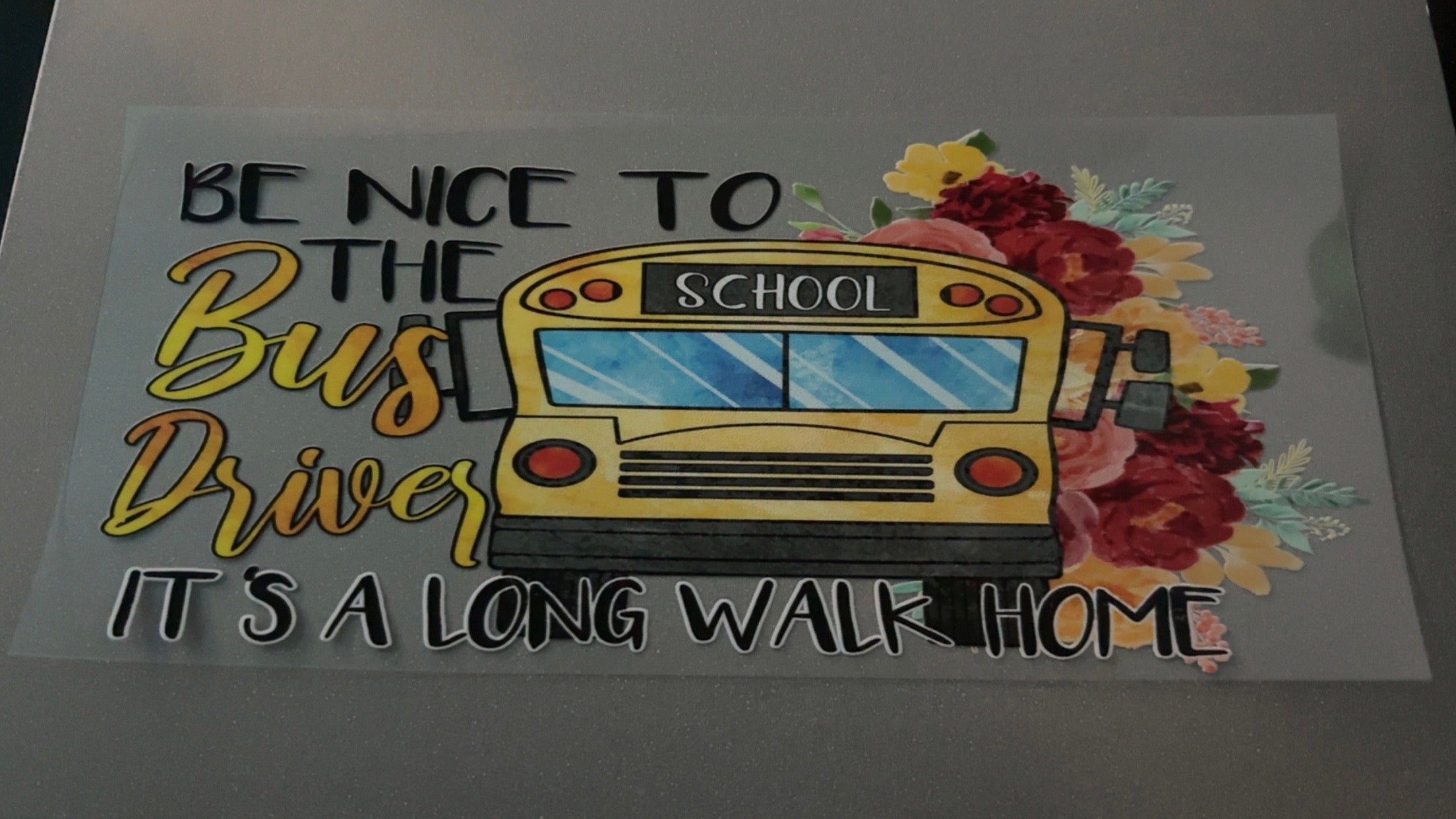 Be nice to the bus driver