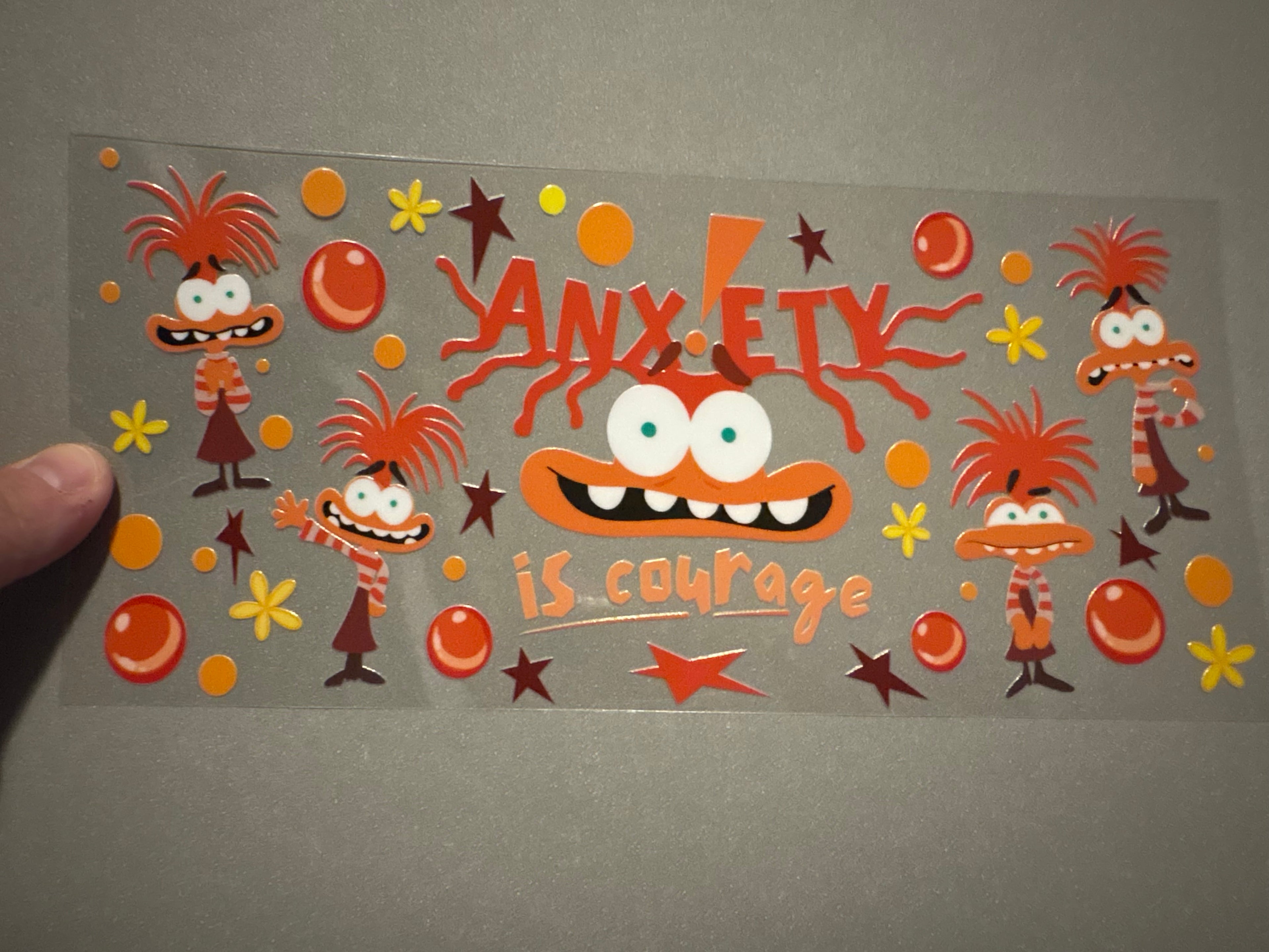 Anxiety is courage, Anxiety from inside out