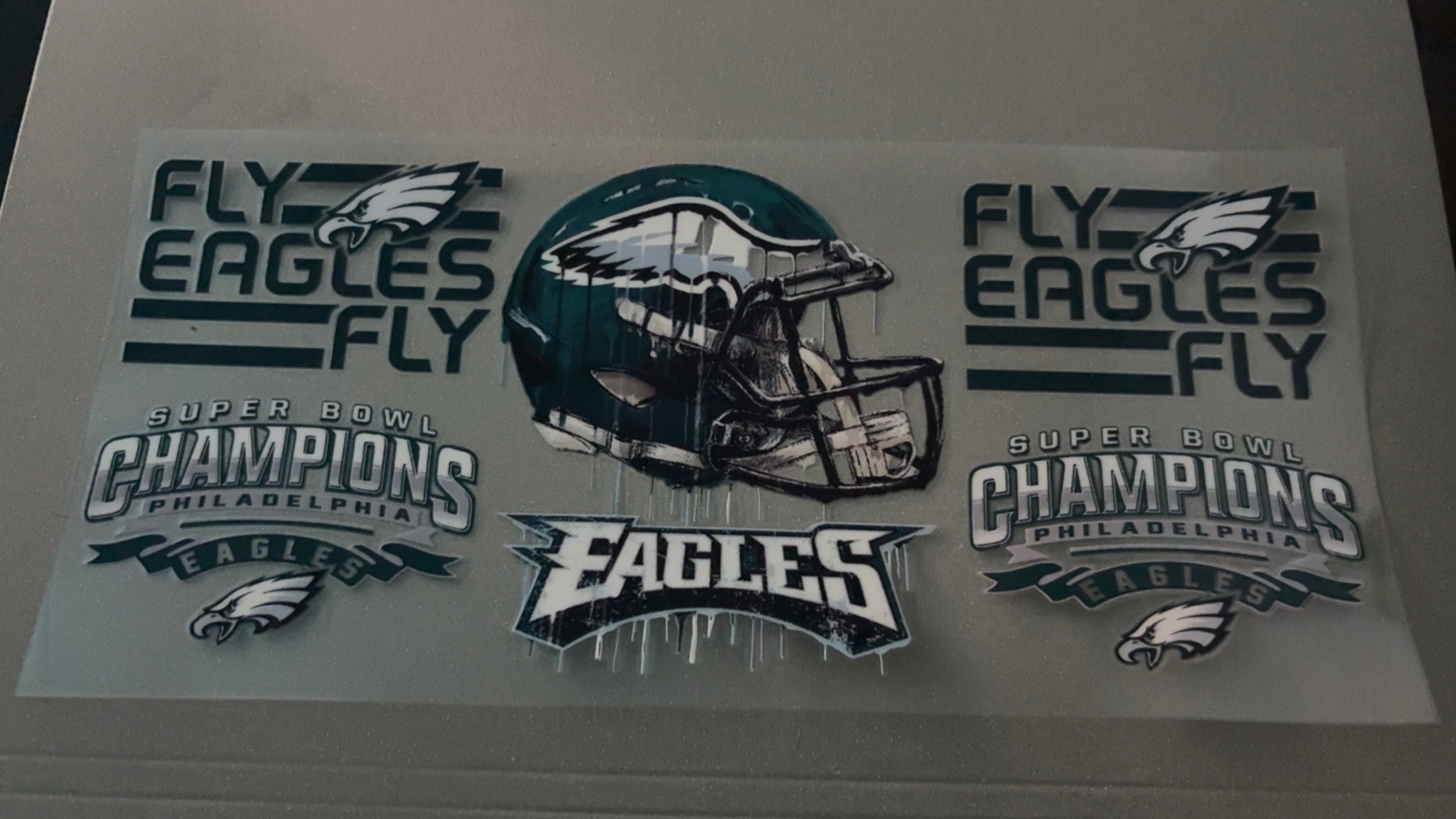Philadelphia Eagles with Helmet