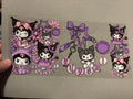 Kuromi, purple star keychain