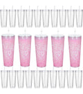 24 ounce acrylic clear lid