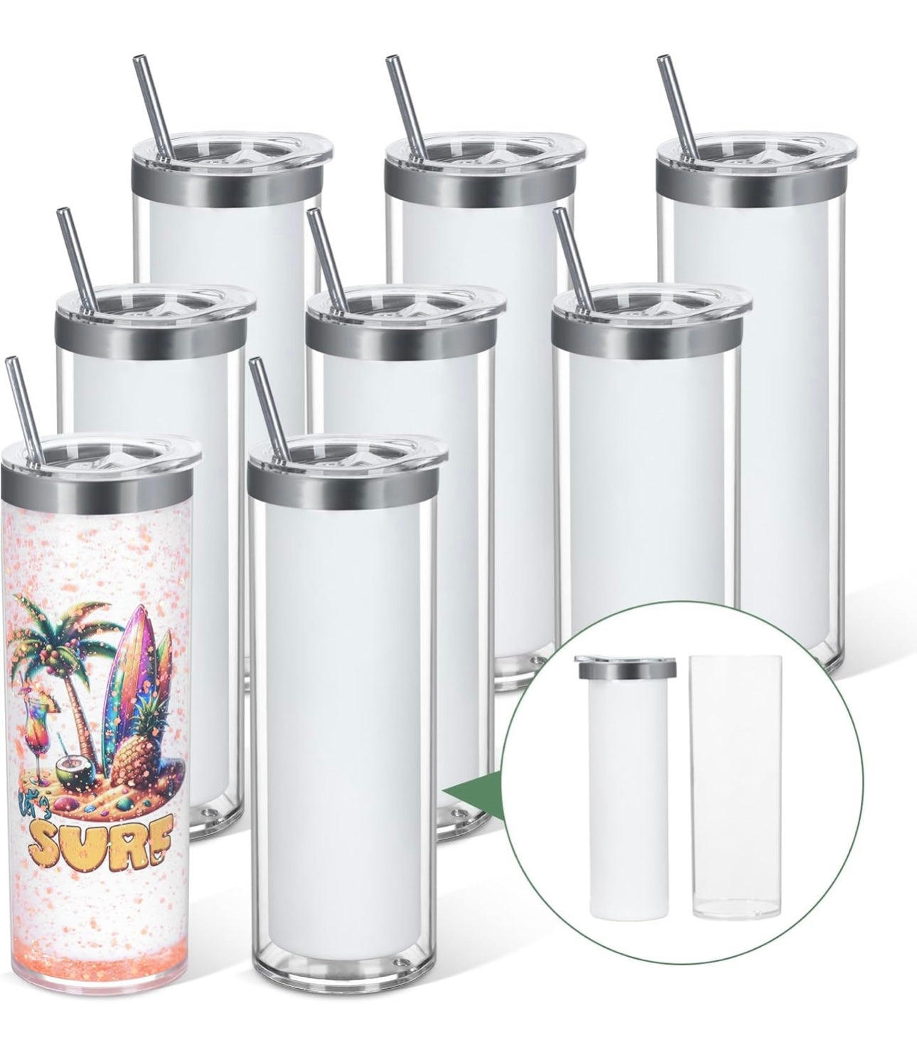 20 ounce stainless steel interior